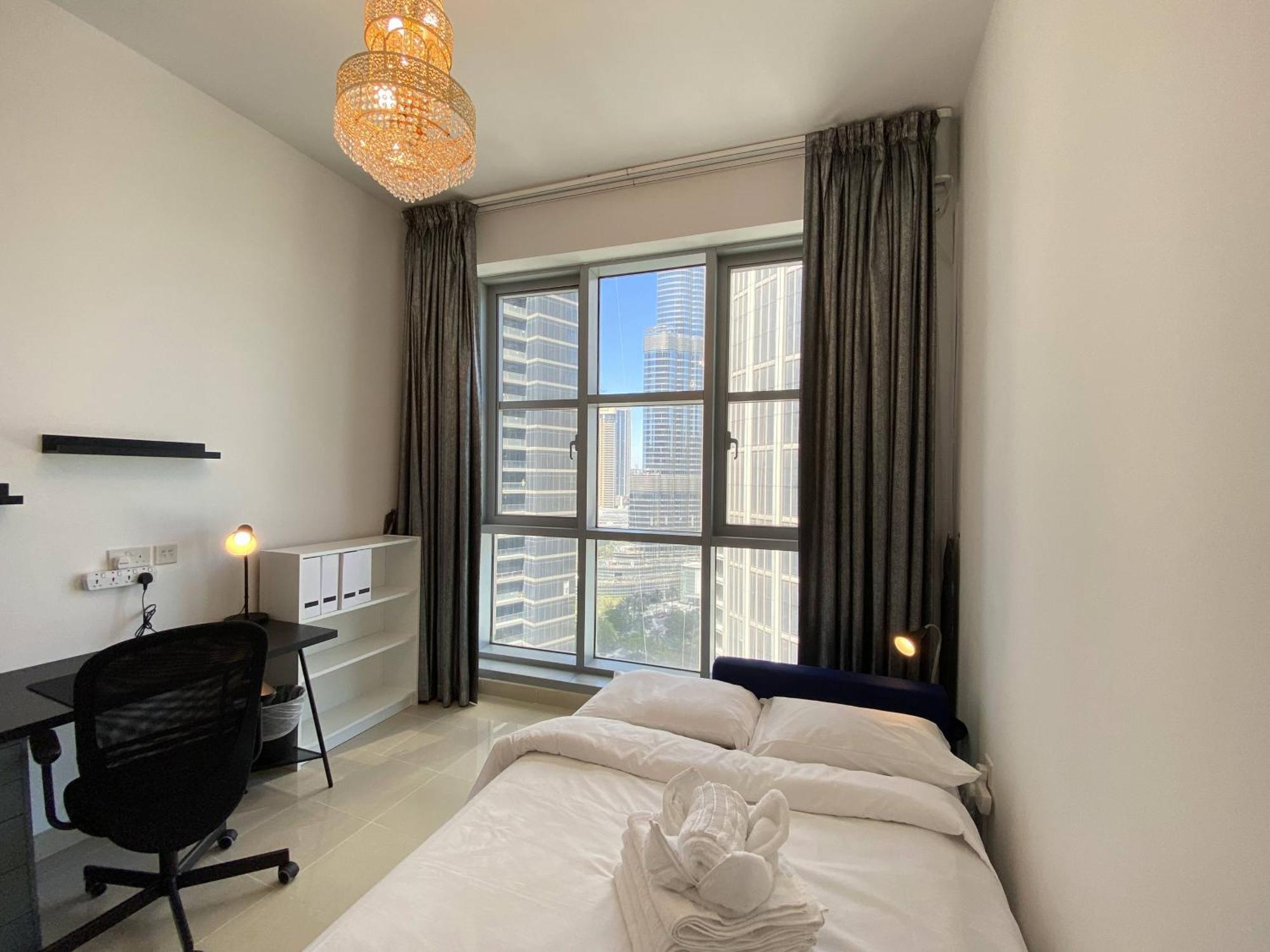 Lux Bnb Standpoint Tower Burj & Fountain Views 迪拜 外观 照片