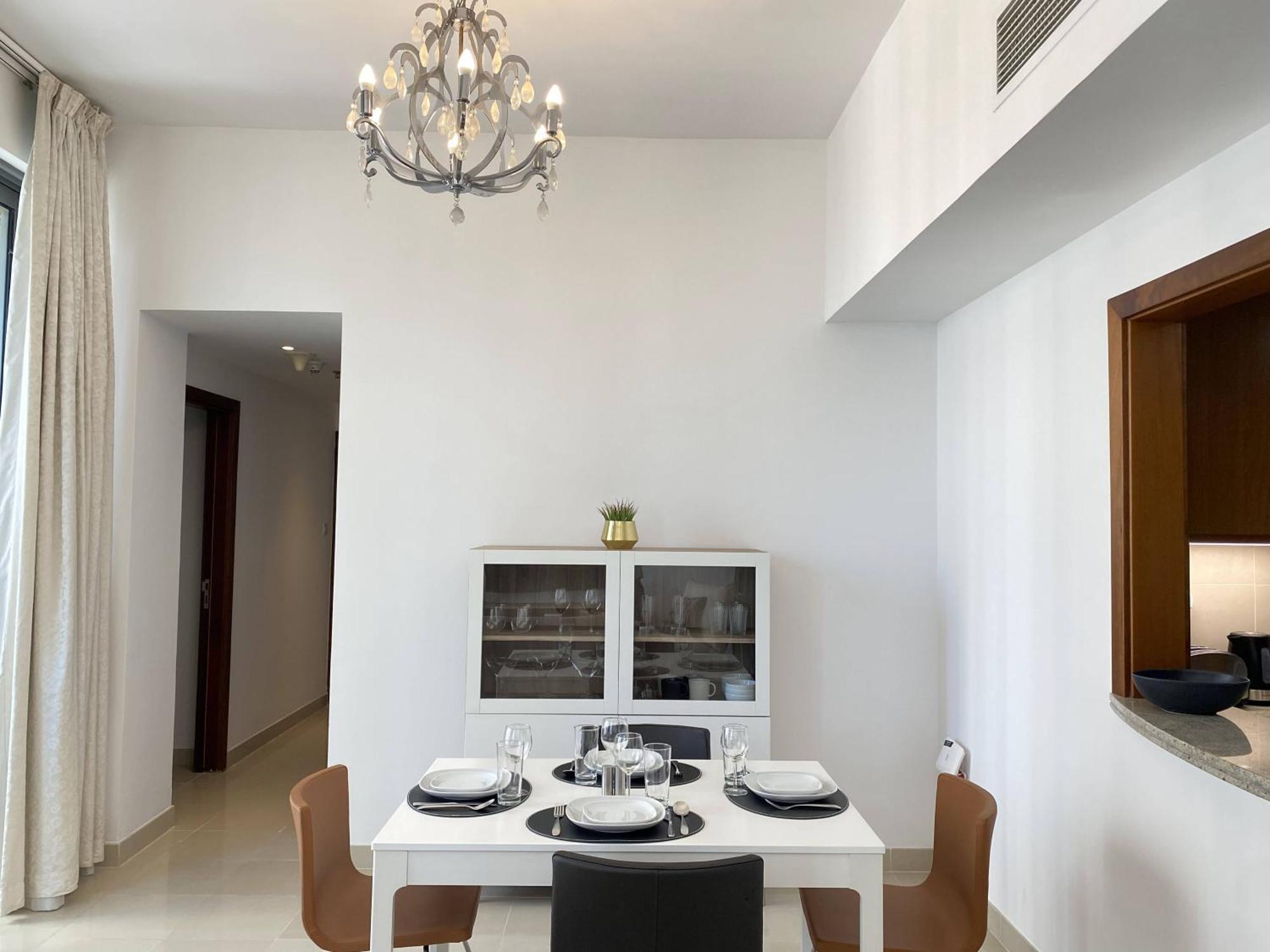 Lux Bnb Standpoint Tower Burj & Fountain Views 迪拜 外观 照片